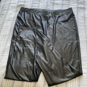 Faux leather SHEIN leggings